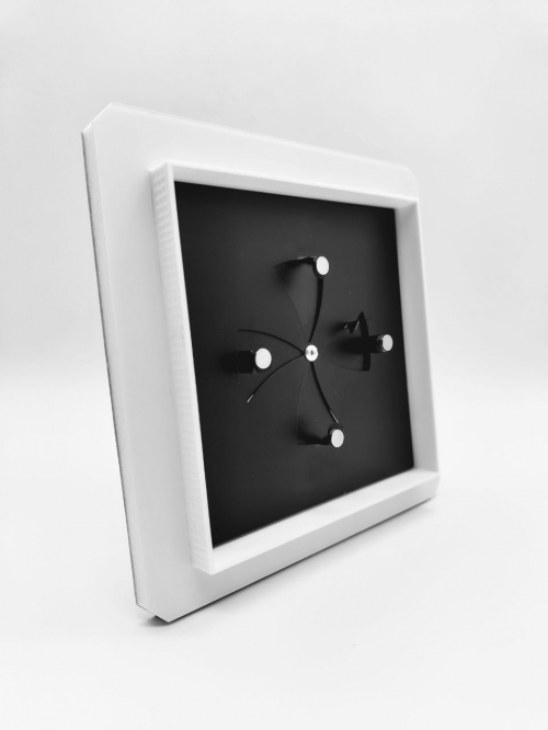 Теневой магнитный диффузор квадратный для потолков из гипсокартона 150х150/100 мм