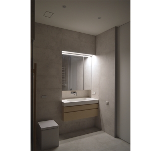 Диффузор под покраску скрытого монтажа SECRET SOFT FRAME D100мм